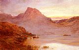 Alfred de Breanski The Evening Glow, Near Arrochar, N.B. painting